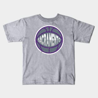 Sacramento Basketball 1 Kids T-Shirt